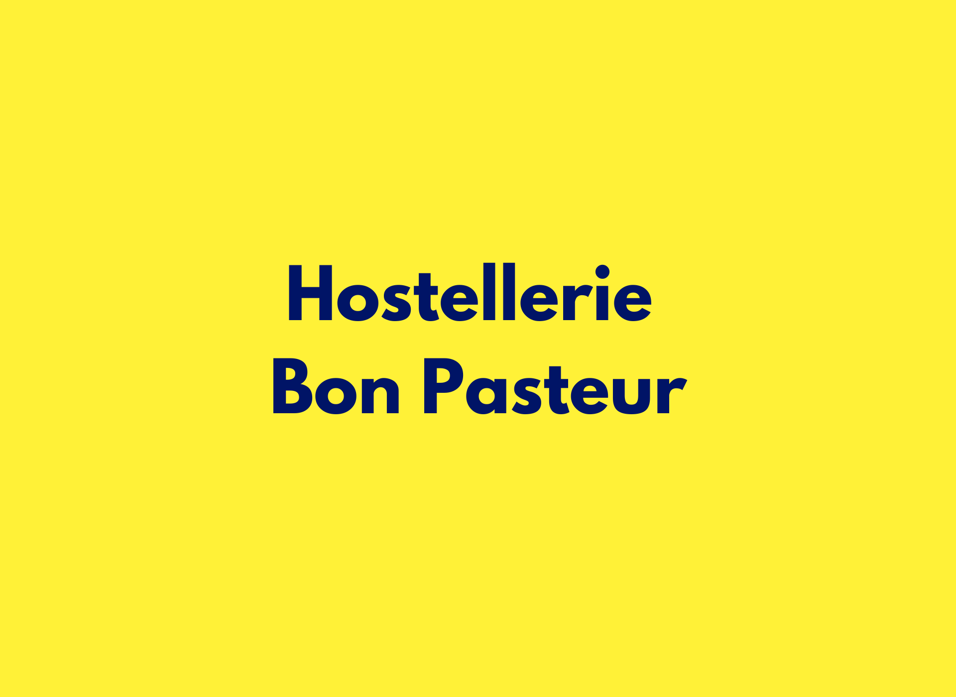 L’Hostellerie Bon Pasteur